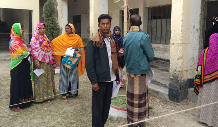 গাইবান্ধা- ৩: শান্তিপূর্ণ ভোটগ্রহণ, ভোটার উপস্থিতি কম