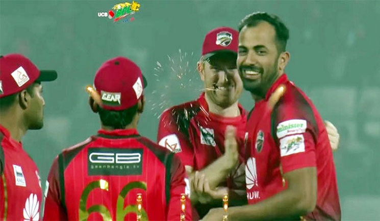 বিপিএলে আলিসের পর রিয়াজের হ্যাটট্রিক