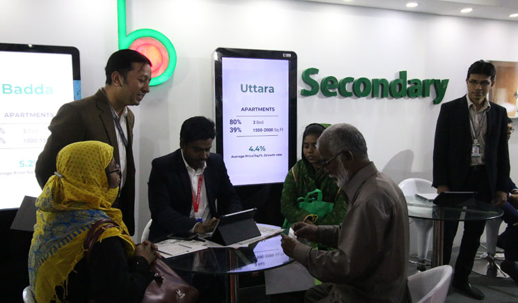 রিহ্যাব মেলায় জমি ও সেকেন্ডারি প্রপার্টির চাহিদাই ছিল বেশি বিপ্রপার্টির স্টলে 