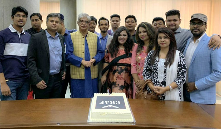ক্রাফের তৃতীয় বর্ষপূর্তি উদযাপন