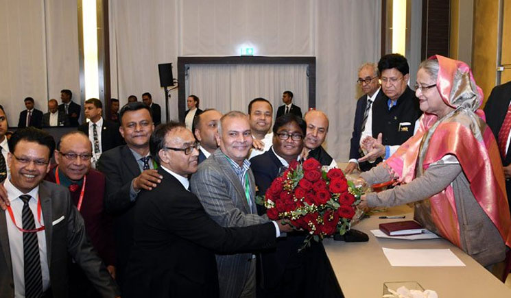 মিউনিখে প্রধানমন্ত্রীকে নাগরিক সংবর্ধনা