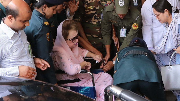 খালেদা জিয়ার ডায়াবেটিস রক্তচাপ নিয়ন্ত্রণে: বিএসএমএমইউ পরিচালক