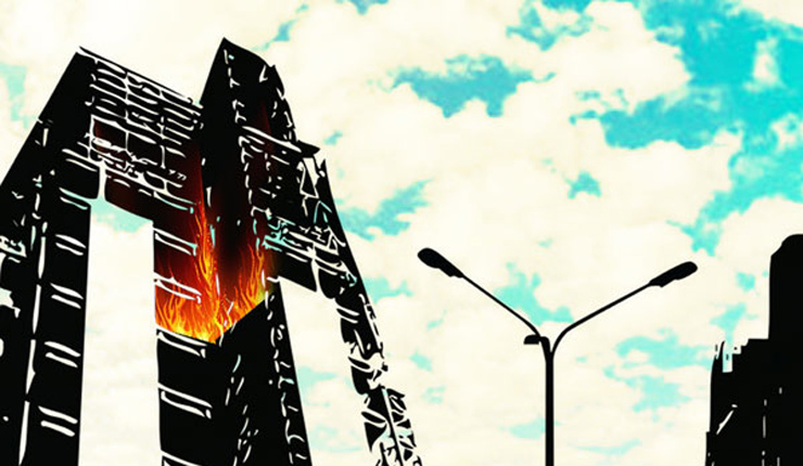 ভালুকায় পলিমার কোম্পানিতে আগুন