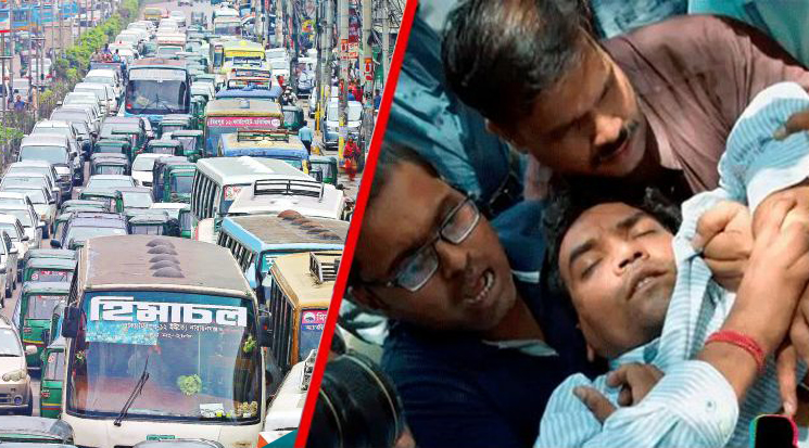 এক চান্সে মিরপুর ১০ সিগন্যাল পার হয়ে খুশিতে অজ্ঞান এক মিরপুরবাসী