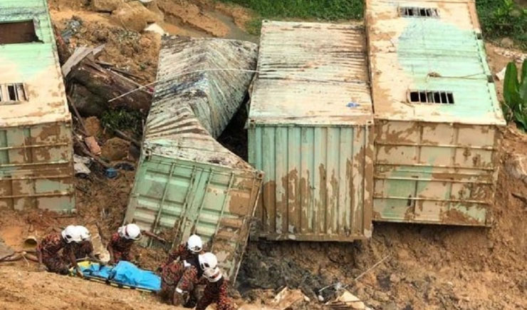 মালয়েশিয়ায় কন্টেইনার চাপায় ১০ বাংলাদেশি নিহত