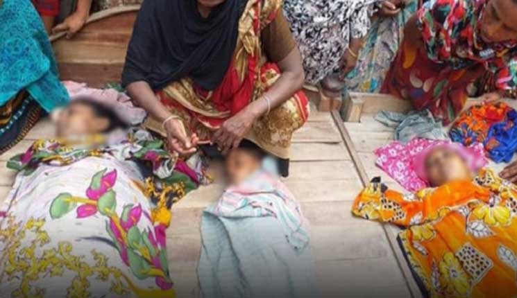 শাশুড়ির নির্যাতনে ২ সন্তানকে নিয়ে বিষপানে গৃহবধূর আত্মহত্যা