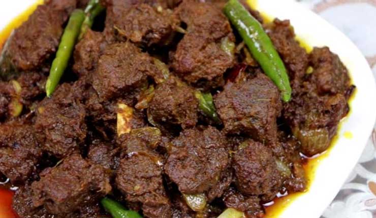 ঈদে গরুর মাংসের কালো ভুনা