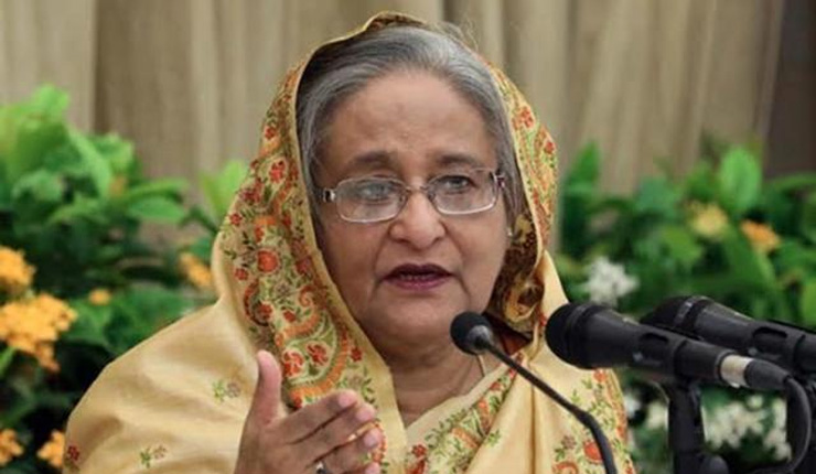 প্রধানমন্ত্রী শেখ হাসিনা। ছবি: বাসস