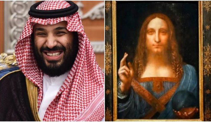 ৪৫ কোটি ডলারে যিশুর চিত্রকর্ম কিনেছেন সৌদি যুবরাজ