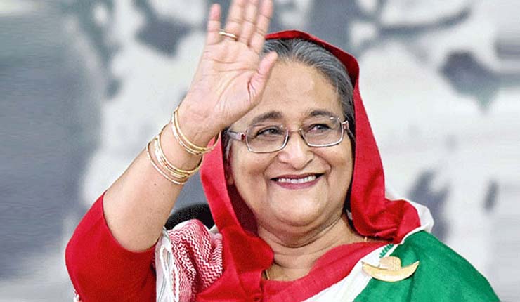 কারামুক্তি দিবসে ফুলেল শুভেচ্ছায় সিক্ত শেখ হাসিনা