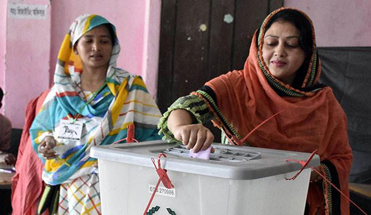 চলছে উপজেলার শেষ ধাপের নির্বাচন