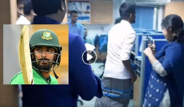ছবি : ভিডিও থেকে নেয়া (ইনসেটে লিটন দাস)