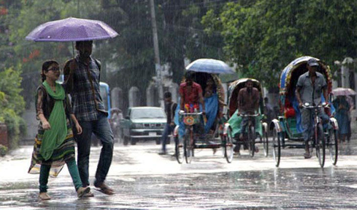 সারাদেশে টানা বৃষ্টির পূর্বাভাস