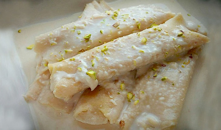 দুধ মালাইয়ের পাটিসাপটা