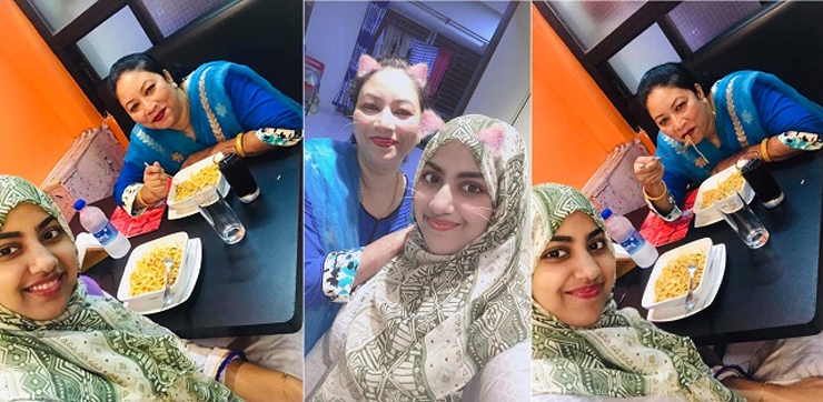 শাশুড়ির সঙ্গে তাসকিন-পত্নীর হ্যাংআউট