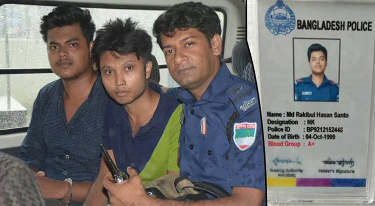 পুলিশে চাকরি হওয়ার আগেই চাঁদাবাজি