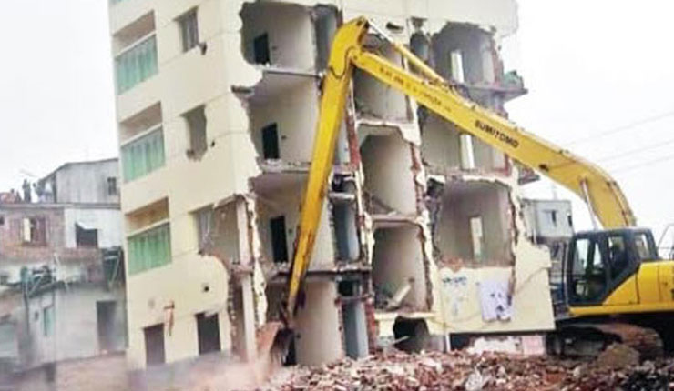 বুড়িগঙ্গা তীরের ৪৭টি অবৈধ স্থাপনা উচ্ছেদ