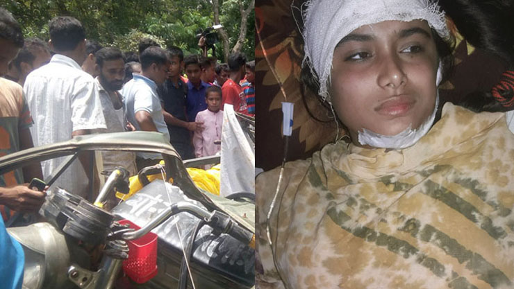 বাস কেড়ে নিল মিমের বাবা-মা