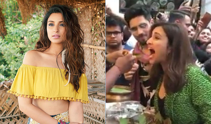 দিল্লির আগুনজ্বলা পানে মজেছেন পরিণীতি চোপড়া! (ভিডিও)