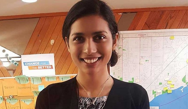 প্রভিন্সিয়াল পার্লামেন্টে ডেপুটি হু্‌ইপ বাংলাদেশি বংশোদ্ভূত ডলি বেগম