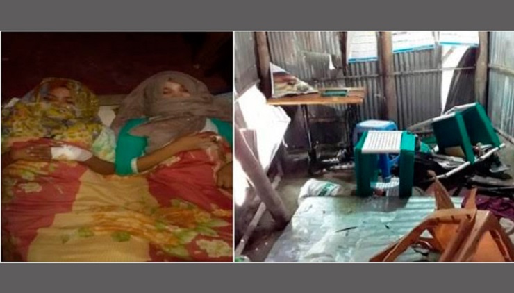 মুক্তিযোদ্ধার বাড়ি দখলের চেষ্টা, দুই মেয়েকে কুপিয়ে জখম