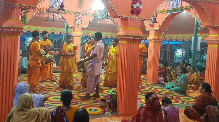 তাহেরপুরে ৫৬ প্রহর ব্যাপী মহানাম যঞ্জানুষ্ঠানের উদ্বোধন