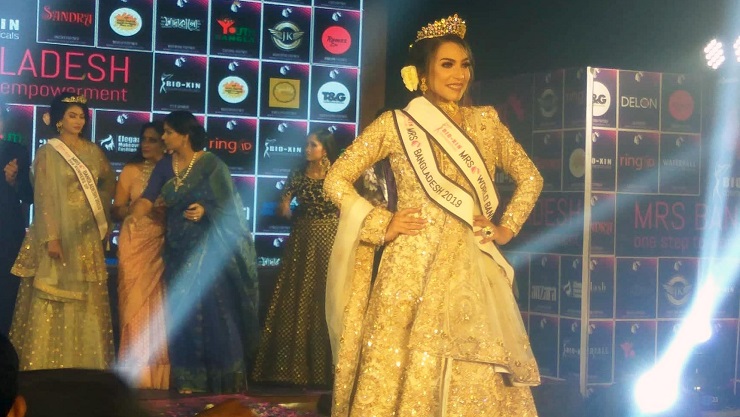‘মিসেস বাংলাদেশ’ হলেন অবনি