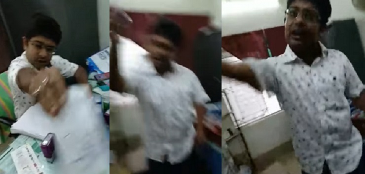 পুলিশকে পিওন বলে গালি দিলেন চিকিৎসক, ভিডিও ভাইরাল
