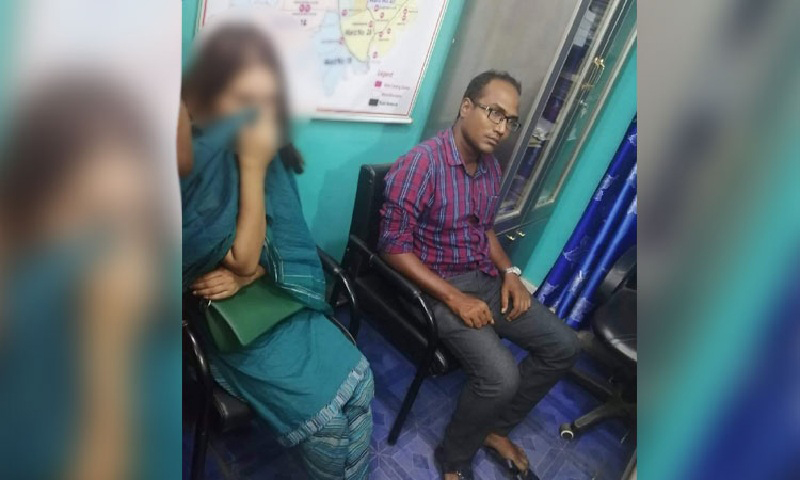 নারীসহ পুলিশের এএসপি আটক