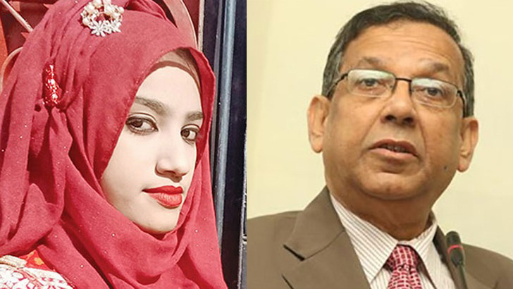 নুসরাতের পরিবারকে নিরাপত্তার আশ্বাস আইনমন্ত্রীর
