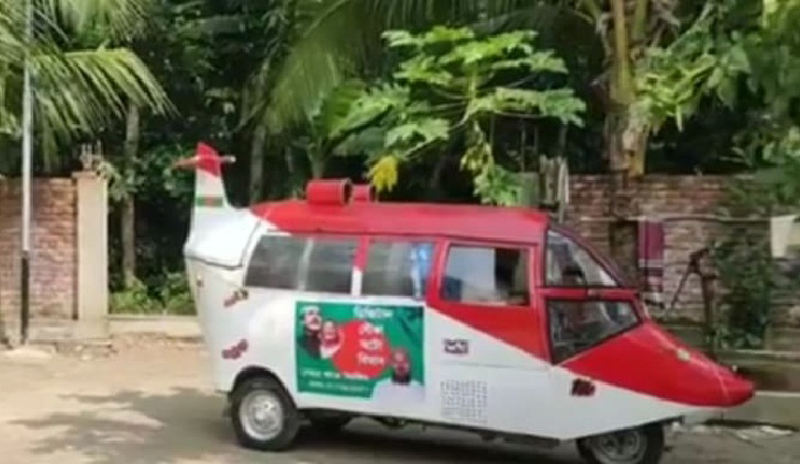 নিজের বানানো বিমান অটোতে প্রধানমন্ত্রীকে বসাতে চান ওমর ফারুক!