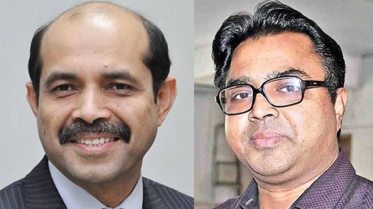 ঢাকা উত্তর সিটির মেয়র আতিকুল ইসলাম ও দক্ষিণের মেয়র সাঈদ খোকন। ফাইল ছবি