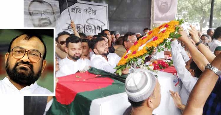 খোকাকে শ্রদ্ধা জানাতে শহীদ মিনারে জনতার ঢল