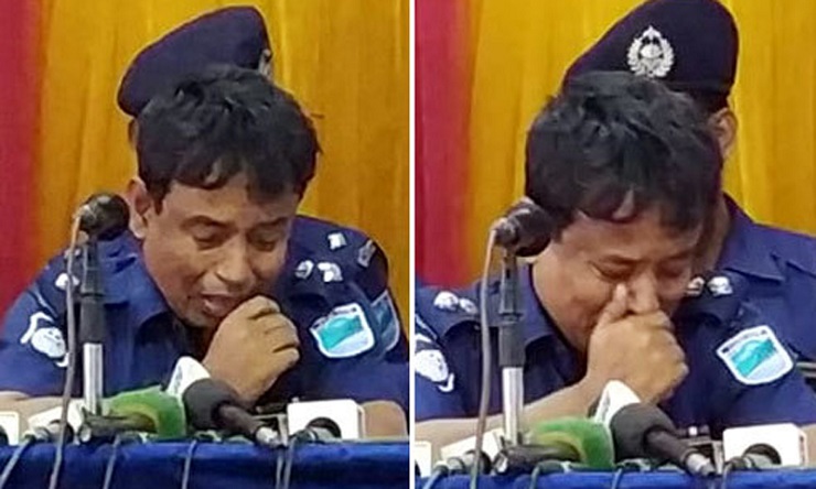 বিদায়বেলায় কাঁদলেন এসপি হারুন