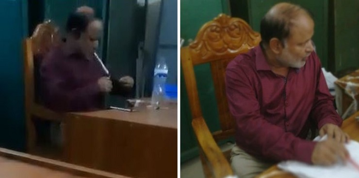 অফিসে বসেই ইয়াবা খান তিনি, সহকারীরা এগিয়ে দেন