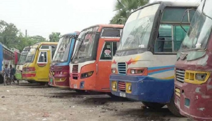 খুলনা থেকে সব রুটে বাস চলাচল বন্ধ
