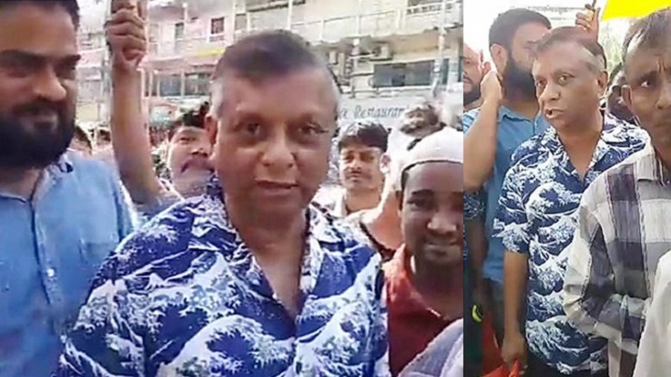 লাইনে দাঁড়িয়ে টিসিবির পেঁয়াজ কিনলেন মেয়র আরিফ!