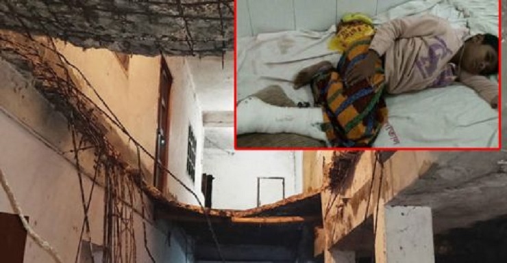 চাঁদপুরে এতিমখানার ছাদ ধসে অর্ধশত শিক্ষার্থী আহত