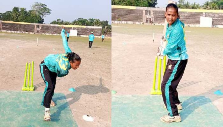 লক্ষ্মীপুরের ক্রিকেটার আঁখির অদম্য পথচলা