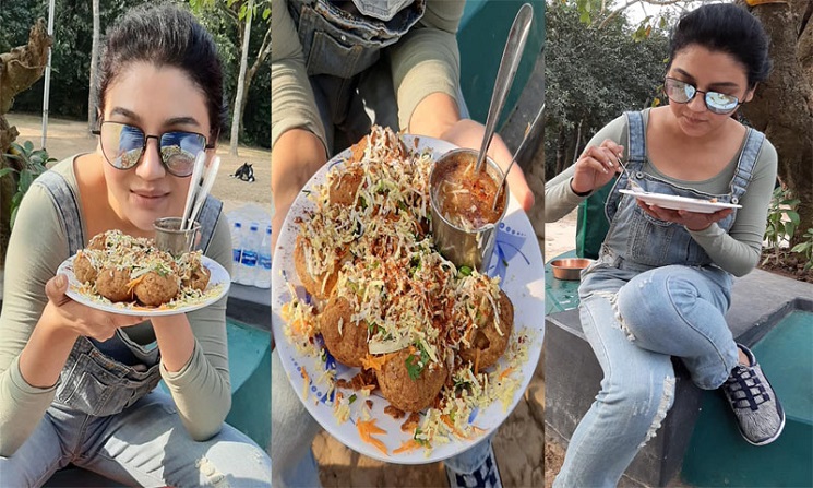 ফুচকা দিয়ে জয়ার বছর শুরু 