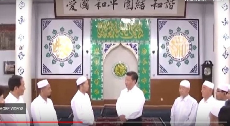 মসজিদে গিয়ে দোয়া চাইলেন চীনা প্রেসিডেন্ট (ভিডিও)