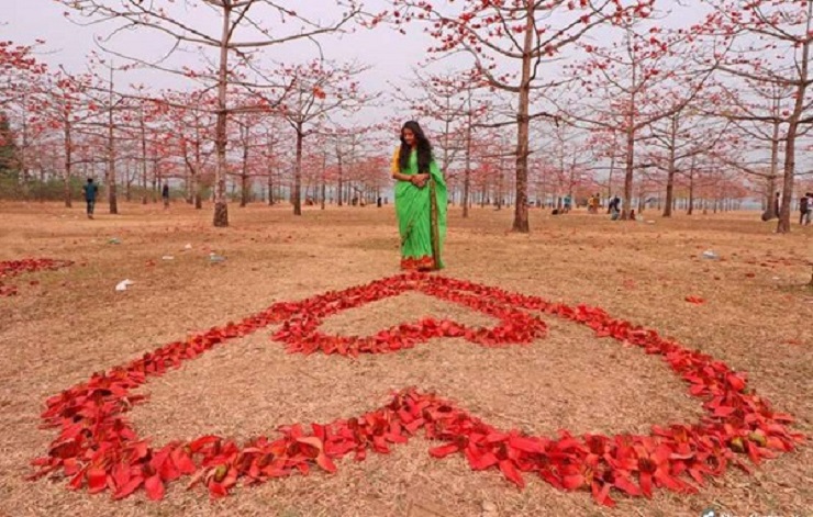বসন্ত বাতাসে ভালোবাসার দোলা