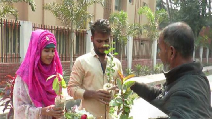 ভালোবাসা দিবসে গাছবন্ধুর কাণ্ড ভাইরাল