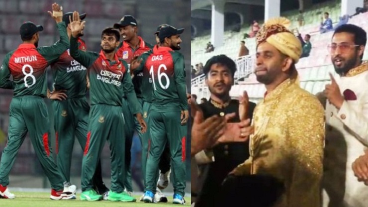 নববধূকে বাসায় রেখে তামিমদের খেলা দেখতে মাঠে বর