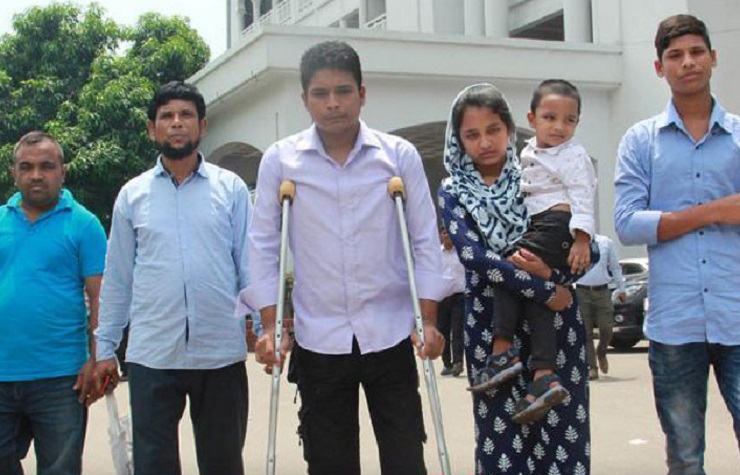 পা হারানো রাসেলের ক্ষতিপূরণের রায় ১৫ এপ্রিল