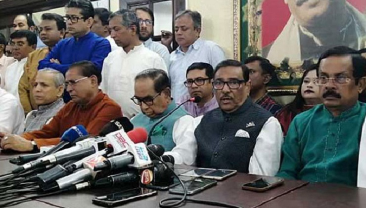 পরিবার বা দলের কথায় খালেদা জিয়ার মুক্তি হবে না: ওবায়দুল কাদের
