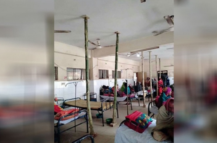 ওপরে মৃত্যুর যম, নিচে সুস্থতার আশায় রোগীরা!