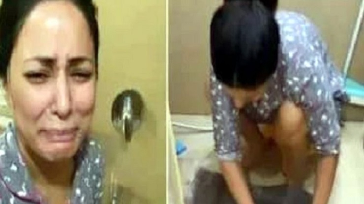 করোনার মধ্যে ঘরের কাজ করে ক্লান্ত অভিনেত্রীর কান্না ভাইরাল