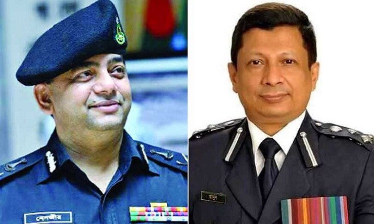 পুলিশ প্রধান বেনজীর, র‌্যাব মহাপরিচালক আব্দু্ল্লাহ আল মামুন  
