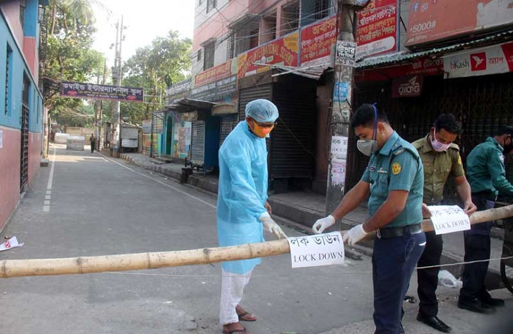 ঢাকায় ১১৯ করোনা রোগী শনাক্ত, যেসব এলাকা লকডাউন